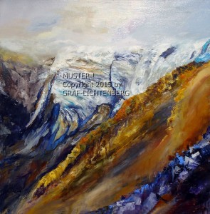 0104 Die Geburt des Eises 100 x 100