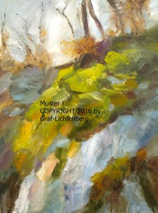 Moos und Fels 60 x 80